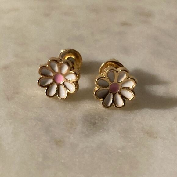 Stud Earrings flower - Picture 1 of 3